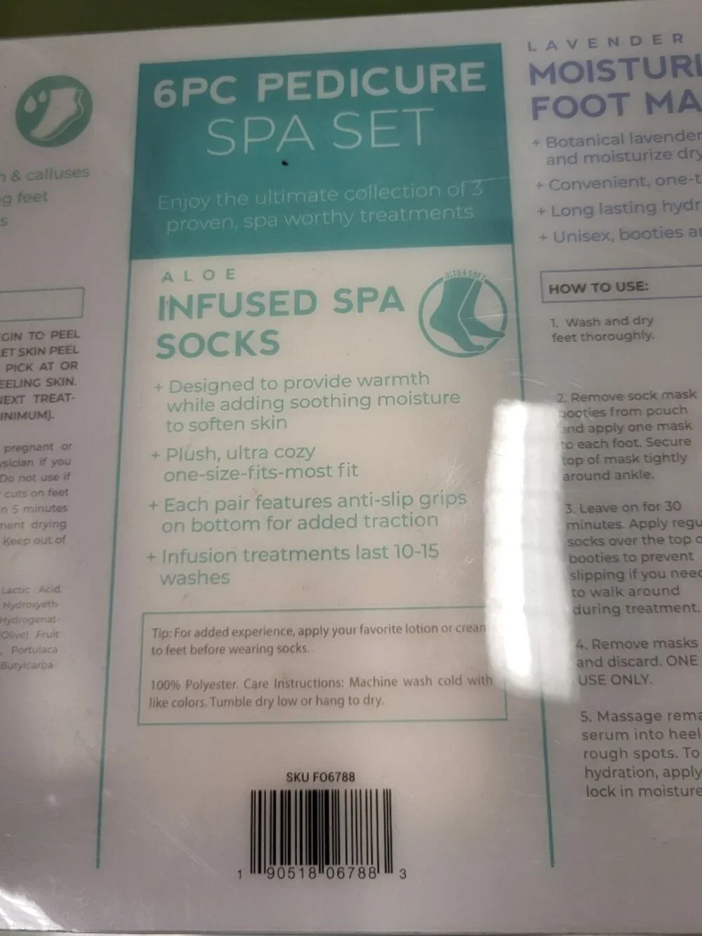 NWT True beauty 6 Piece Pedicure Spa Set  (new in box)